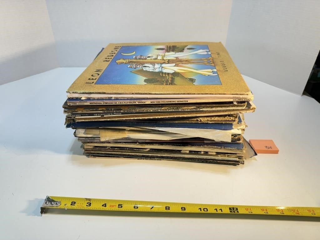 Stack of Various Genre & Condition Records