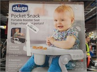 Chicco Pocketsnack Booster Seat, Grey
