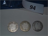 Candian 50c pieces 1872, 1901, ????