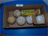 Baseballs -one is Spalding 122L