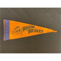 Vintage Boston Braves Mini Pennant 9"