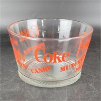 Vintage Coca-Cola Snack Bowl 7"W 4¼"T