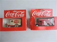 2 Coca-Cola DieCast Trucks