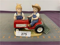 Homco Denim Days "First Tractor" figurine