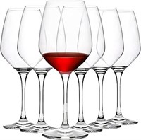 FAWLES Crystal Red Wine Glasses Set of 6