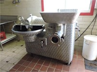 Bowl Cutter and Meat Grinder Twin Machine
