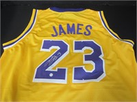 LEBRON JAMES SIGNED JERSEY WITH COA