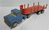 6851 7101 Ertl Truck and Partial Trailer