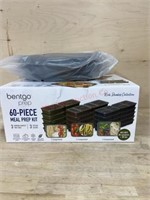 60 piece bentgo meal prep kit & multi meal lunch