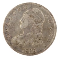 1834 Capped Bust Silver Half Dollar