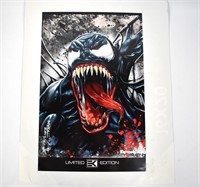 Autographed Ellison Keomaka Ltd Ed VENOM Poster