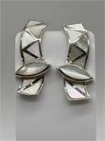 Sterling Silver Mother-of-Pearl Fancy Earrings