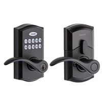 Weiser Smartcode 10 Matte Black Keyless Entry