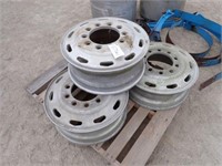 Qty Of (4) Aluminum Truck Rims