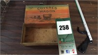 Vintage Covered Wagon Cigar Box