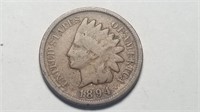 1894 Indian Head Cent Penny Rare