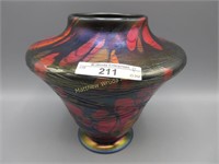 Fenton Offhand 6.75" Threaded Mosaic vase w/