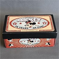 Disney Mickey 75 Years Trading Cards (open tin)