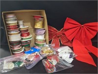 Christmas ribbons and bows