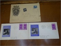 1939 1st Day of Issue U.S. Postage Stamps