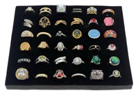 Elegance for Every Finger- 36 Lady's Rings