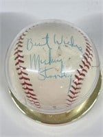 Mickey Stanley Signed Baseball- Unauthenticated