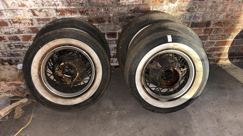 Set of 5 Ford Model T Tires 4 in a set and 1