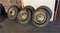 Set of 5 Ford Model T Tires 4 Set and 1 Spare