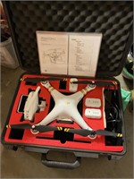 Phantom 3 drome w/ 3 battery packs in case