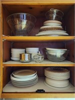 Contents of Cabinet - Dishware and Bowls