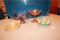 4 - Unique Glass Bowls
