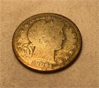 1906 Liberty Head Half Dollar Coin