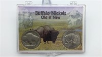 Buffalo Nickel Old And New Set