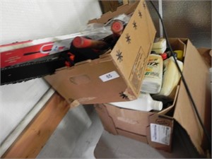 2 Boxes of Misc. Items - Oil, Tools, Etc.