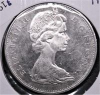 1965 CANADA SILVER DOLLAR CHOICE BU