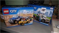 2 boxes of city lego