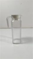 Vintage ARC France UV 365 NM Glass Juice Pitcher