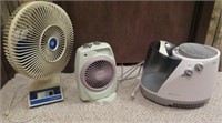 Holmes heater-Bionaire humidifier-Lakewood fan