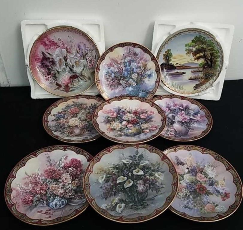 Group of collectible plates