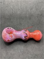 Glass pipe purple and red (living room)