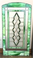 Leaded Stained Glass Arched Pane