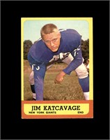 1963 Topps #55 Jim Katcavage SP EX to EX-MT+