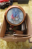 Cardinal Clock, Pictures, & Frames