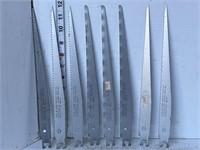 8 Stanley reciprocating saw blades