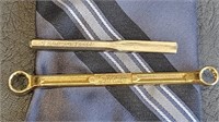 Vintage Tie Clips (2) - Snap-on Wrench & Chisel