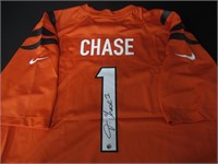 JA'MARR CHASE SIGNED JERSEY WITH COA BENGALS