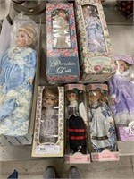 Lot of Porcelain Dolls