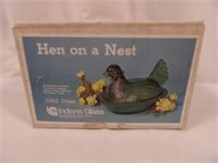 Indiana Glass Hen on a Nest