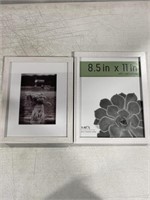 8x10 INCH AND 8.5x11 INCH PICTURE FRAMES