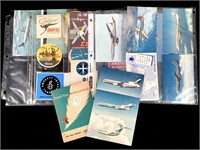 20+ Travel & Aircraft Postcards, Advertisment +